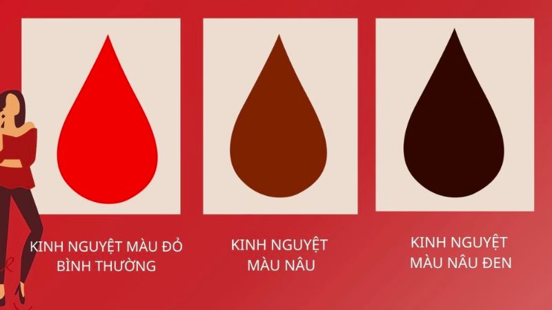 Nguyên nhân khiến kinh nguyệt màu đen