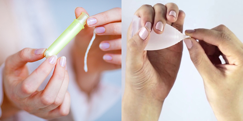 Tampon, cốc nguyệt san chui tọt vào cơ thể: Cẩn trọng khi dùng!