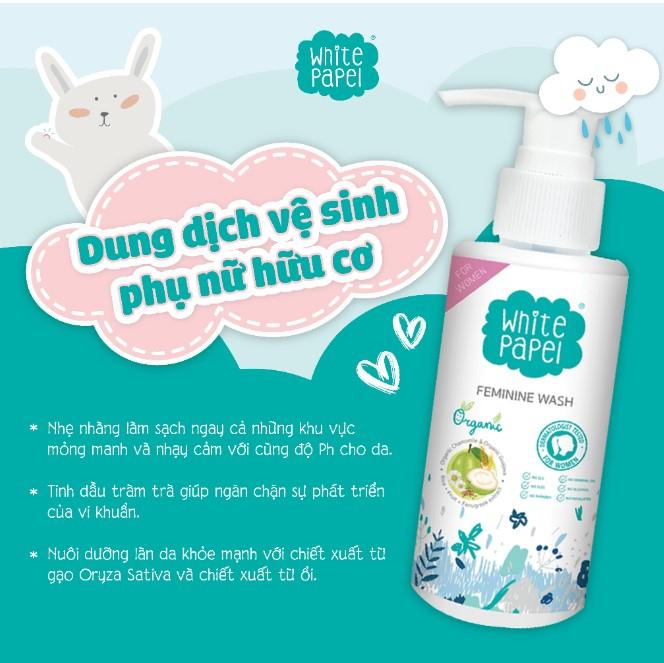 Dung dịch vệ sinh hữu cơ White Papel