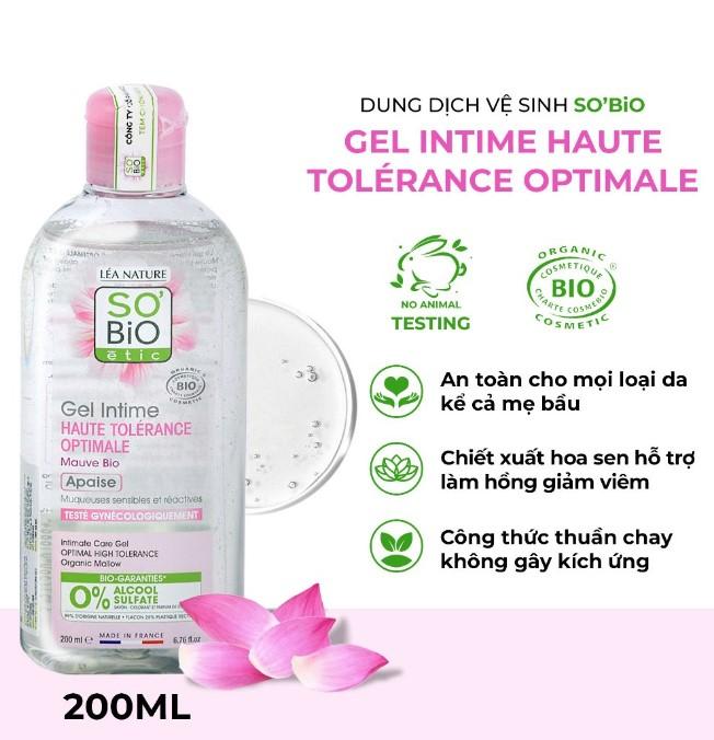 Dung dịch vệ sinh phụ nữ So'Bio Étic