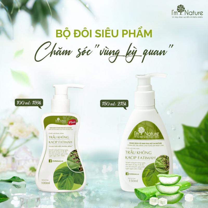 Dung dịch vệ sinh phụ nữ từ lá trầu không I’m Nature