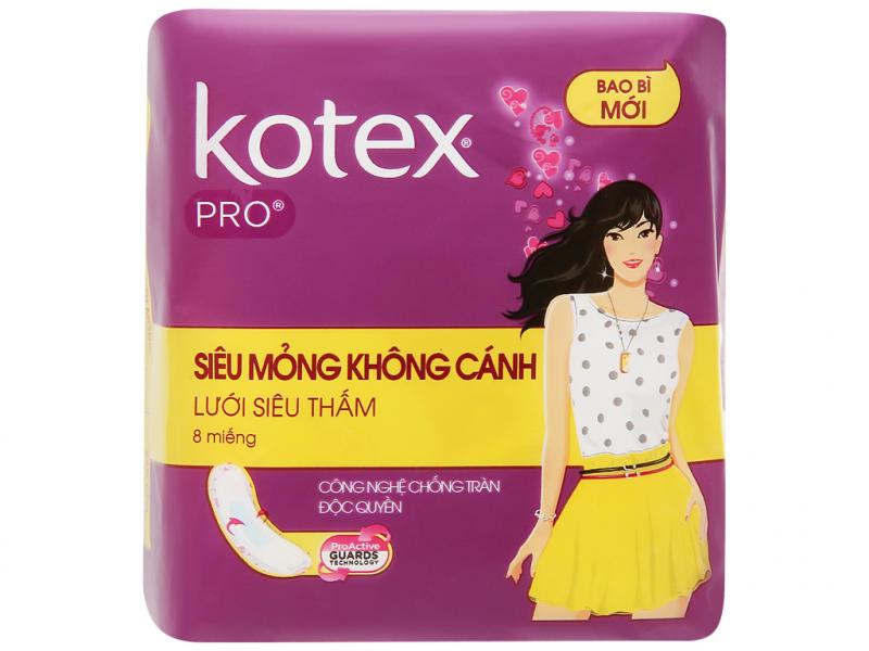 Nhãn hiệu băng vệ sinh ban đêm của Kotex